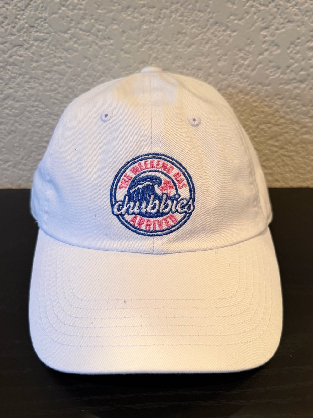 Chubbies White The Weekend Has Arrived Embroidered Baseball Cap